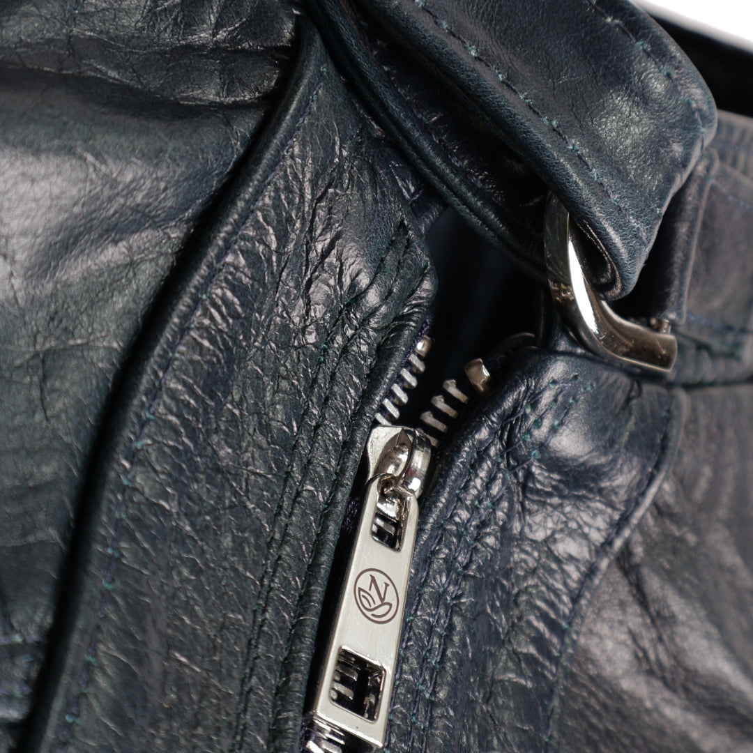 Jacket Aurora Azul Petróleo